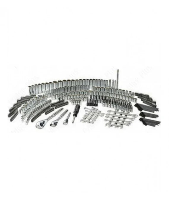 450-Piece Mechanics Tool Set, Ratchet Socket Hand Wrench Toolset