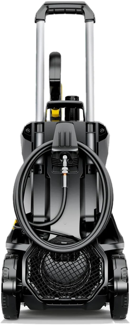 Pressure cleaning machine, K4 power control mode, maximum pressure 1900 pounds per square inch, 26-foot long hose, 2 nozzles - flow rate 1.5 gallons per minute