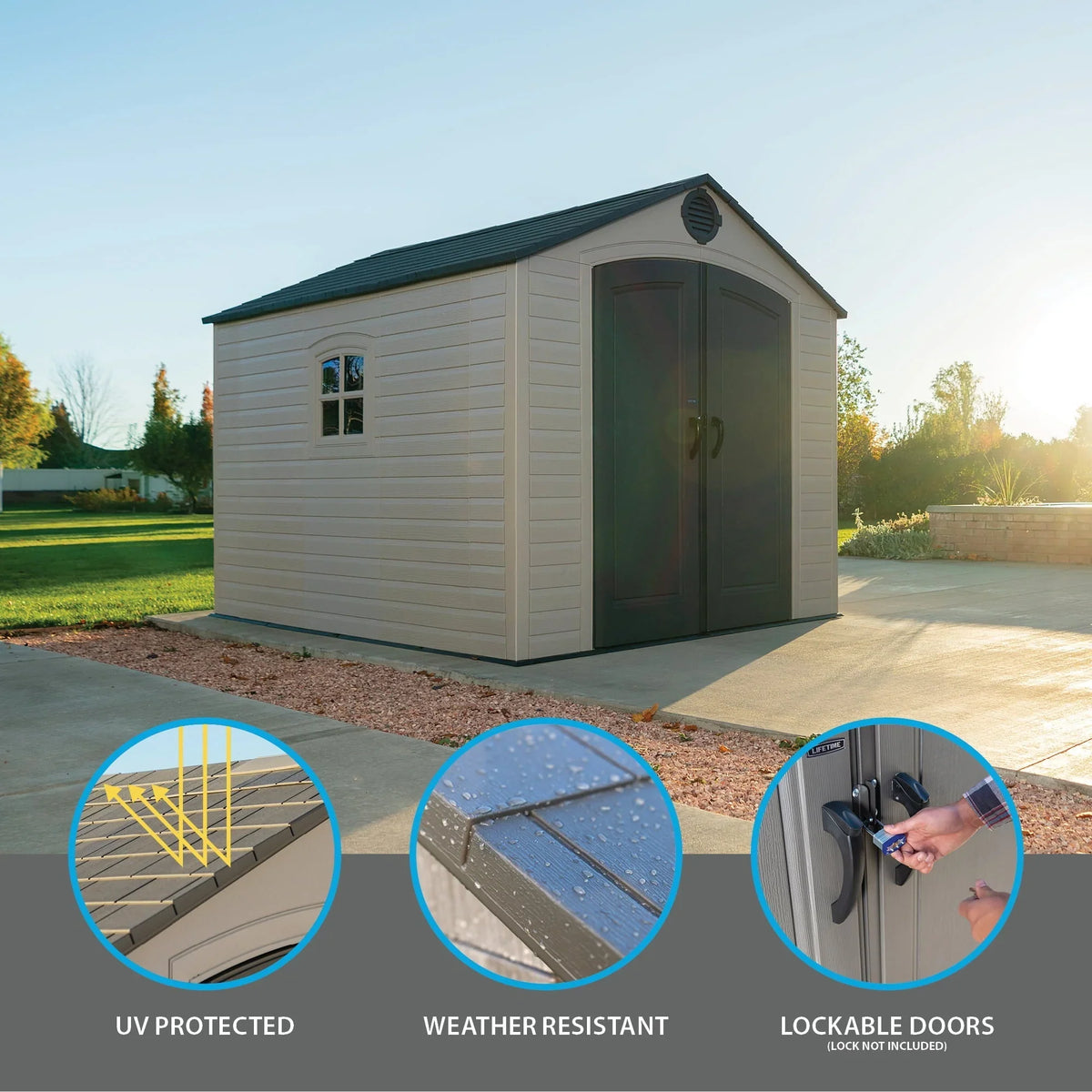 8 Ft. x 10 Ft. Outdoor Storage Shed