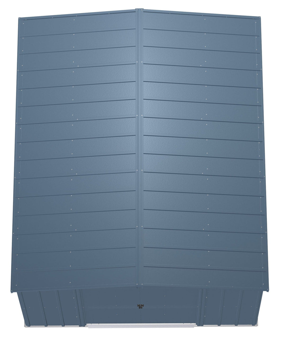 Classic Galvanized Steel Storage Shed, Blue Grey, 10-ft x 12-ft