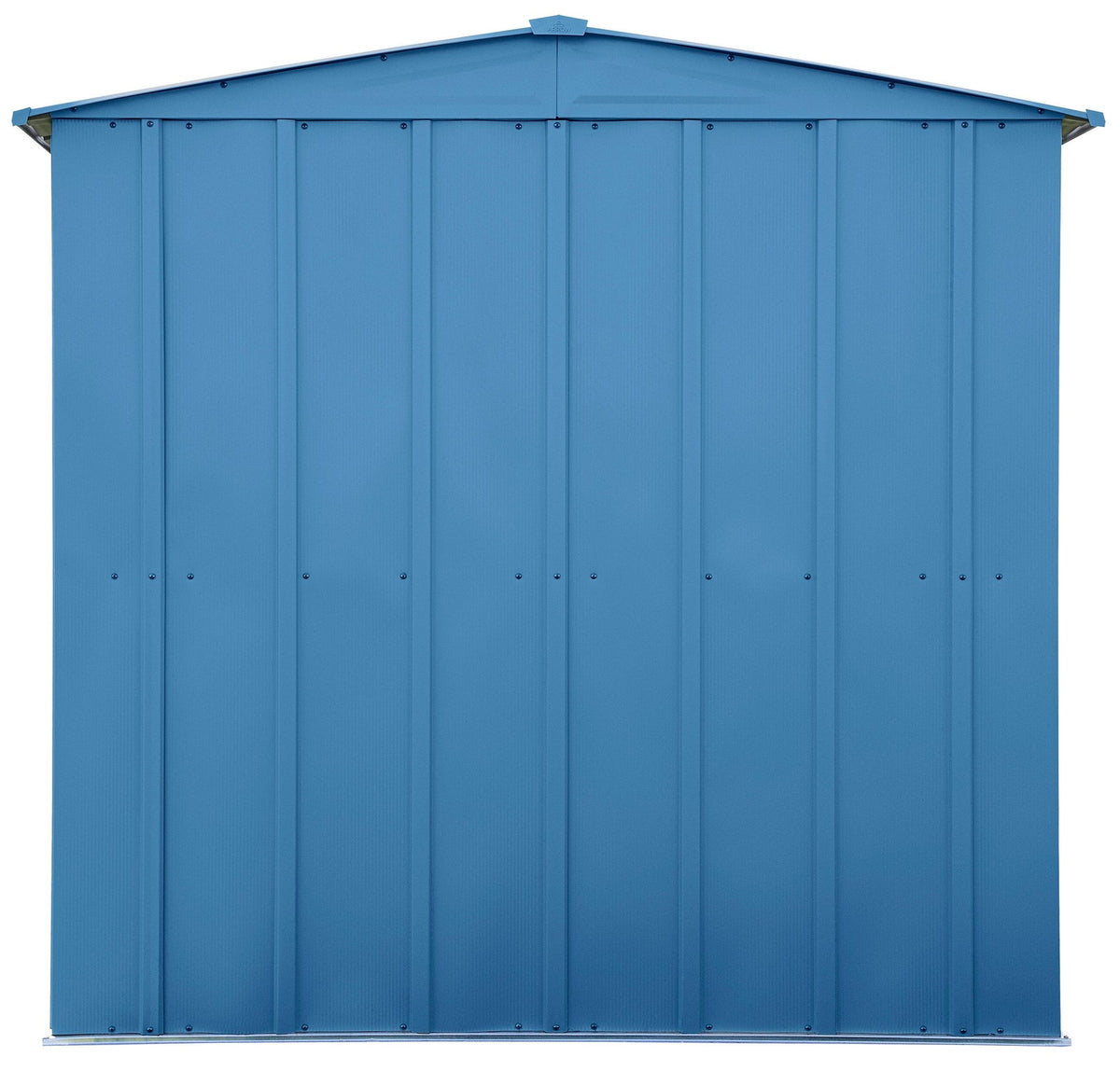 Classic Galvanized Steel Storage Shed, Blue Grey, 6-ft x 7-ft
