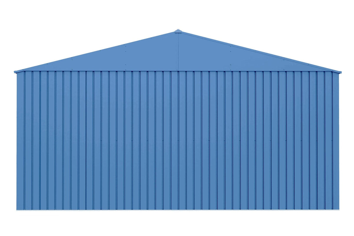 Elite 14x14-ft Corrosion-Resistant Blue Grey Steel Shed