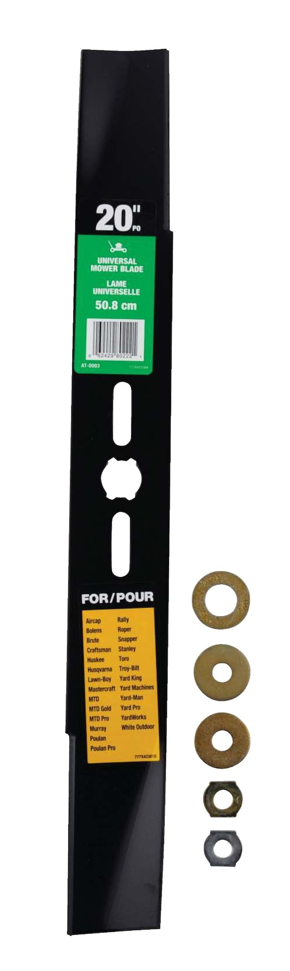 Lawn Tractor Two Replacement Blade Set, 42-in, Black