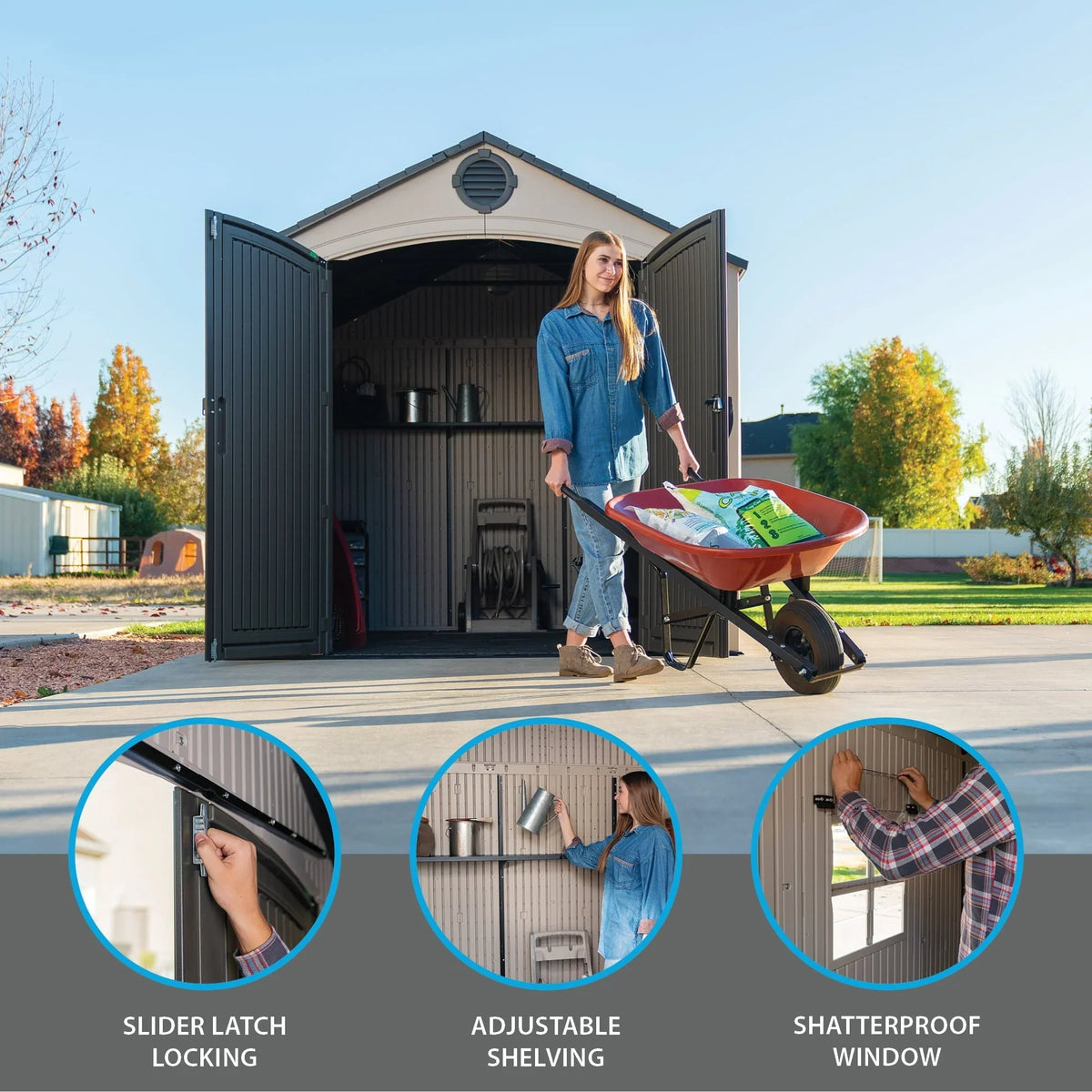 8 Ft. x 10 Ft. Outdoor Storage Shed