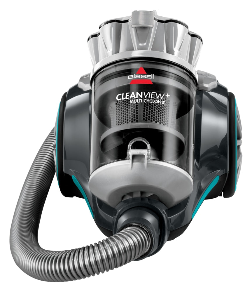 CleanView Plus Multi-Cyclonic Lightweight Bagless Corded Canister Vacuum Cleaner, Silver