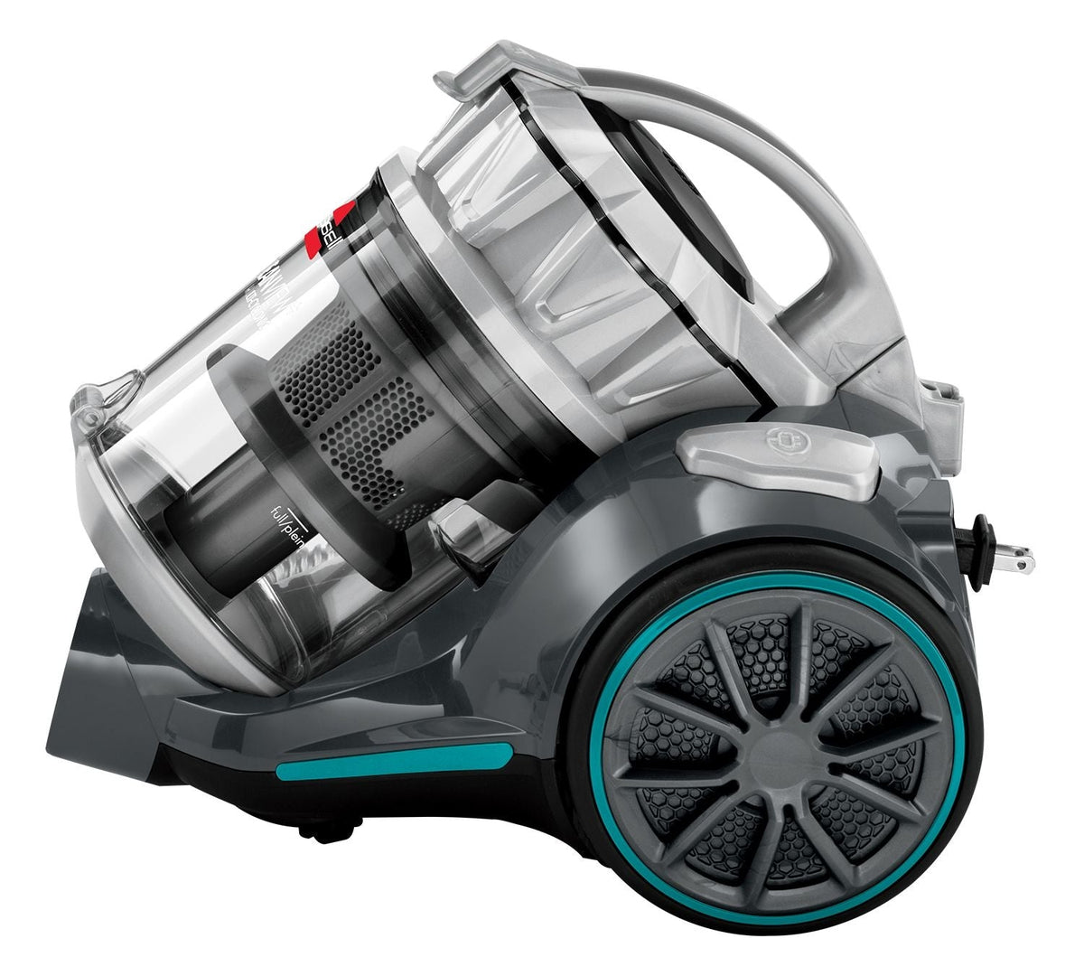 CleanView Plus Multi-Cyclonic Lightweight Bagless Corded Canister Vacuum Cleaner, Silver