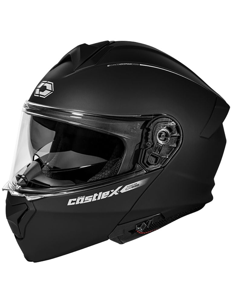 X CX935 Adult Full Face Modular Motorcycle Helmet, Matte Black