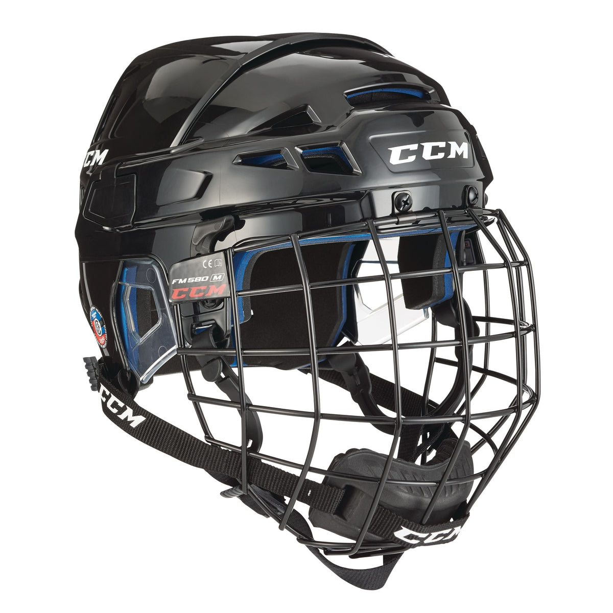 XT85 Hockey Helmet & Cage Combo, Junior/Senior, Black, Various Sizes