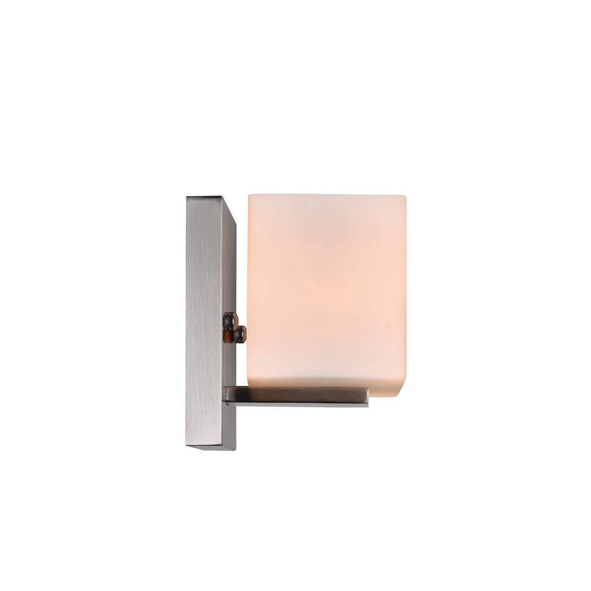 Cristini 1-Light Nickel Bathroom Sconce