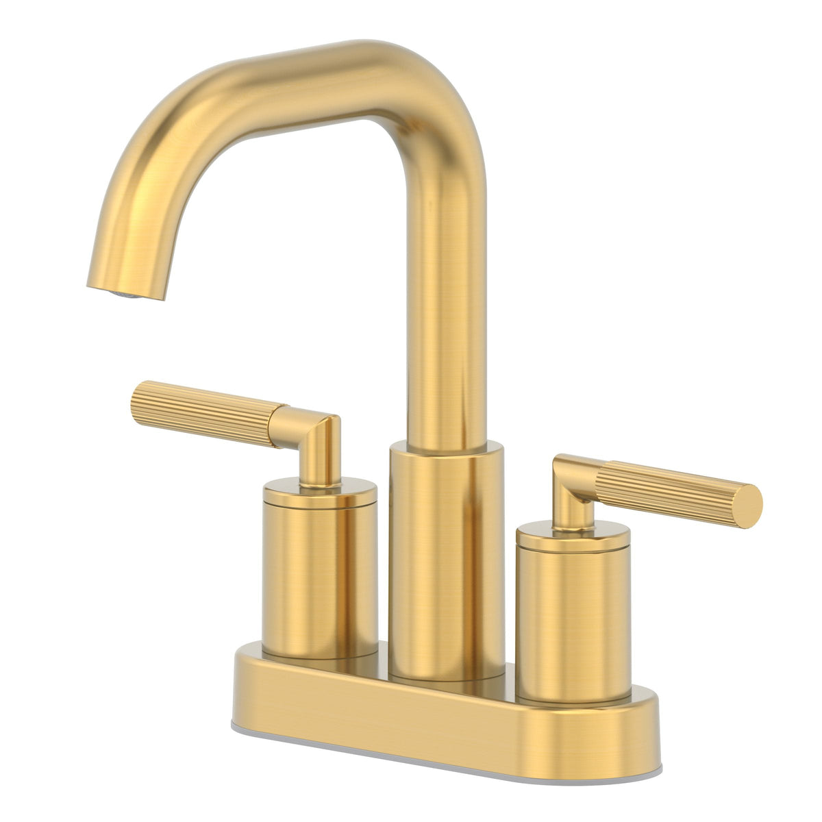 Dorian 2-Handle 4-in Centreset Lavatory/Bathroom Sink Faucet, Brushed Gold
