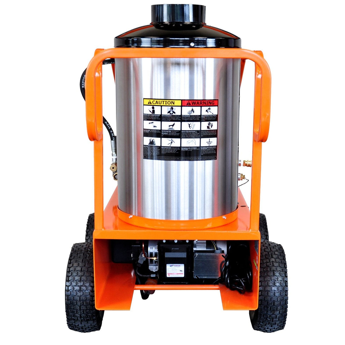 Commercial 2700 PSI 3 GPM 6.5 HP Engine Hot Water Wheeled Gas Pressure Washer