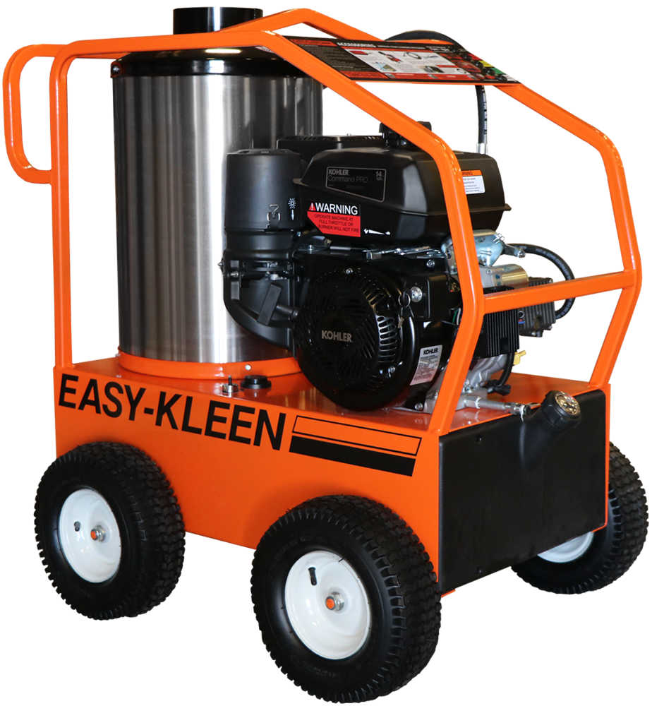 Commercial 4000 PSI 3.5 GPM 14 HP Engine Hot Water Wheeled Gas Pressure Washer