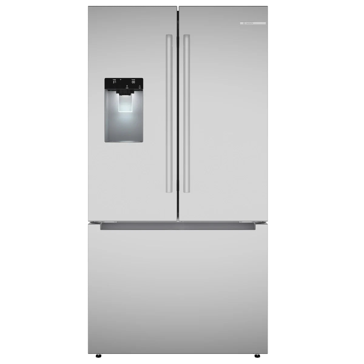 31.5 in. 17.6 cu ft. Stainless Steel Counter-Depth French Door Refrigerator