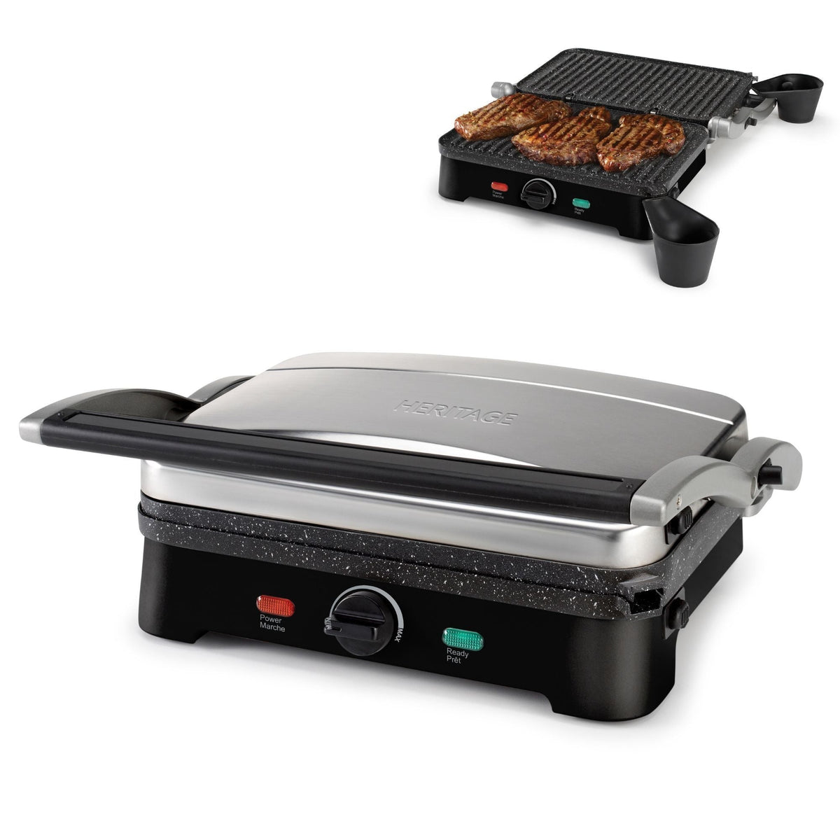 The Rock 1500W Large Non-Stick Panini Grill