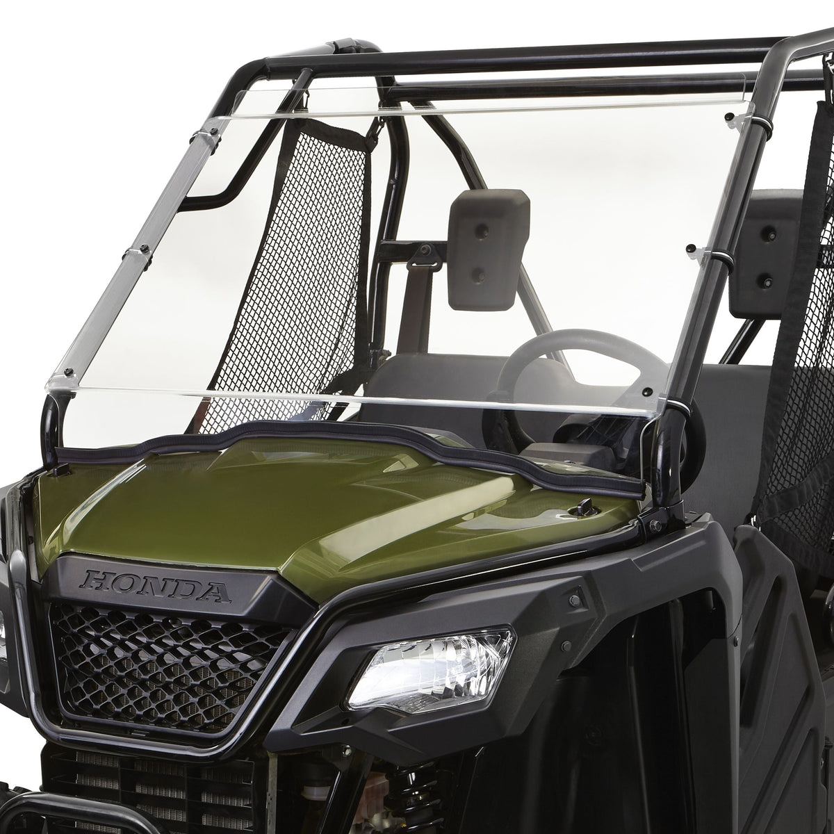 Uncoated Full Fixed Windshield, Pioneer 500