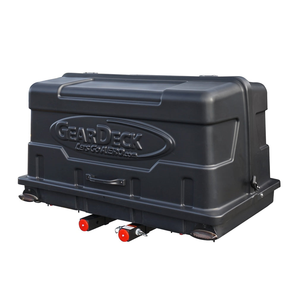 GearDeck Slideout Cargo Carrier with LED, Black, 17-cu.ft