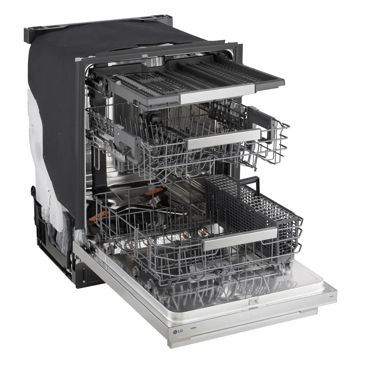 24 in. Stainless Steel FlushFit Top Control Dishwasher with AutoVentDry