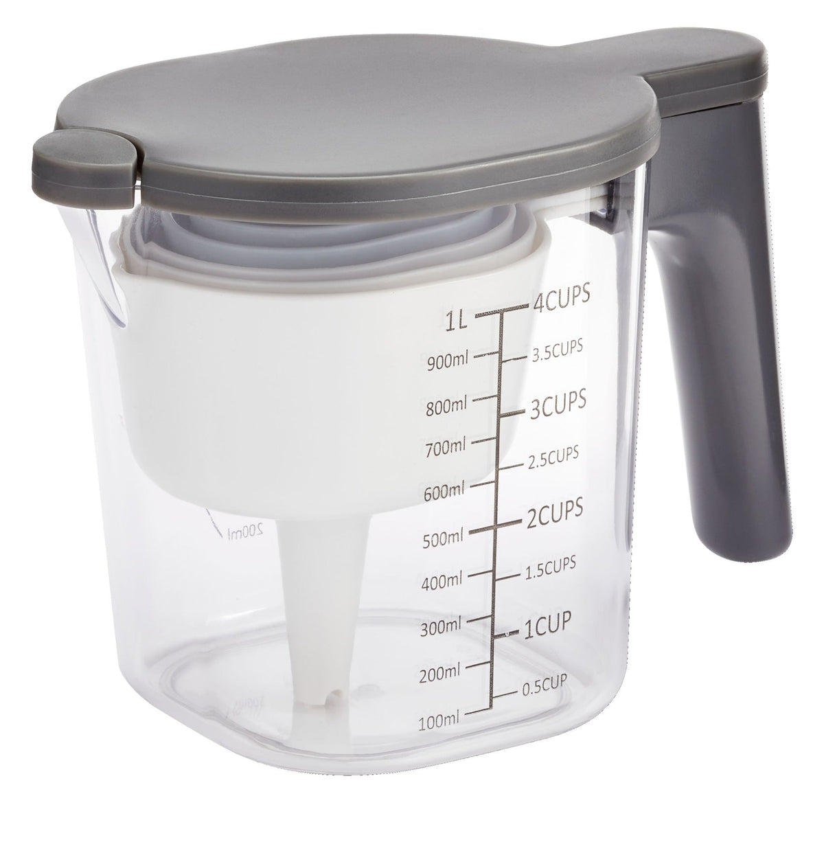 Plastic Stackable Measuring Cup Set, 10-pc