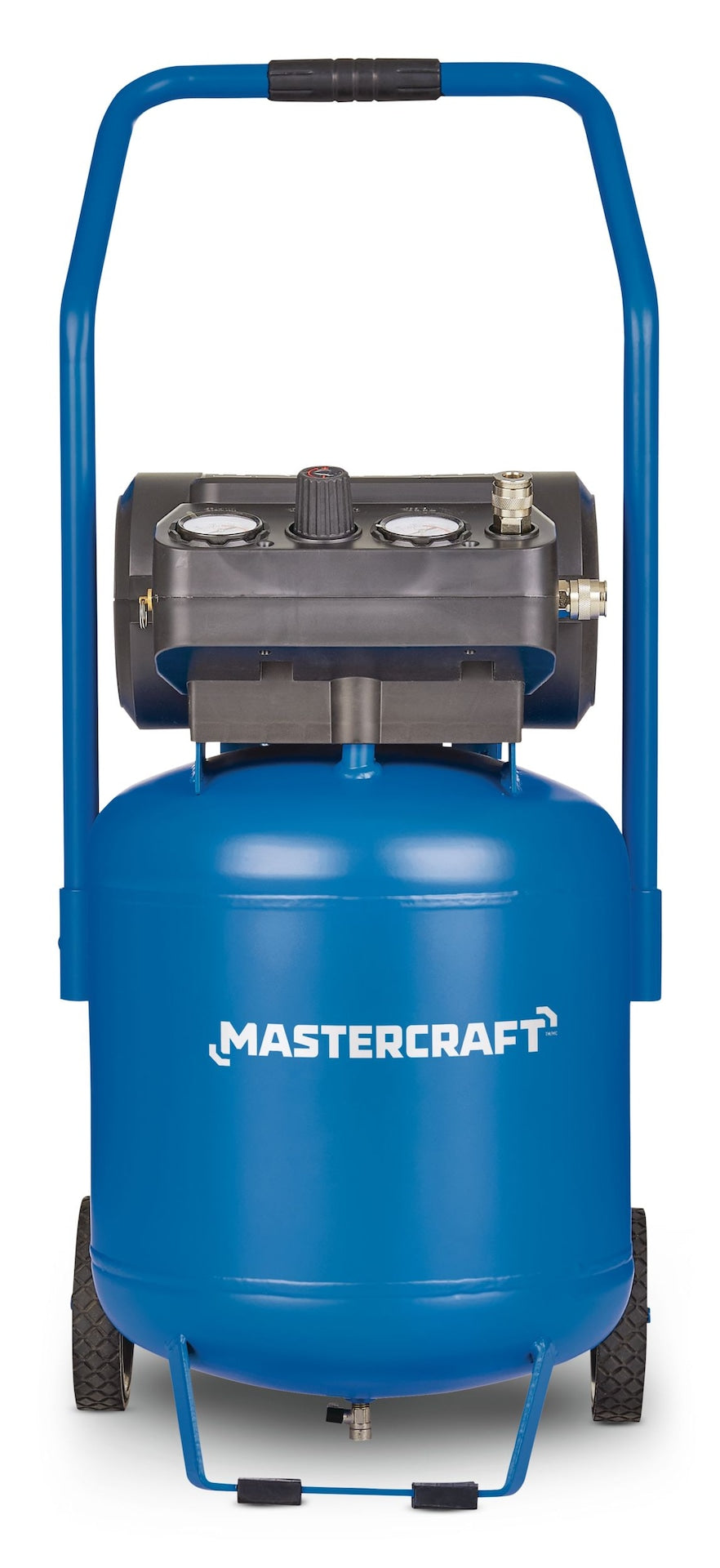 10-Gallon Oil-Free Portable Vertical/Horizontal Air Compressor, 135 PSI, 1.8 HP
