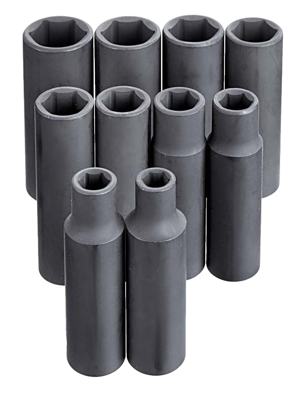 1/2-in Drive Deep Impact Socket Set, SAE, 10-pc
