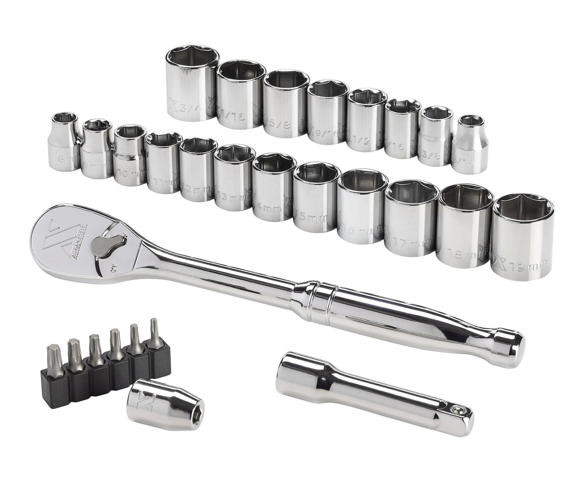 29 Piece 3/8" Drive Metric Socket Set