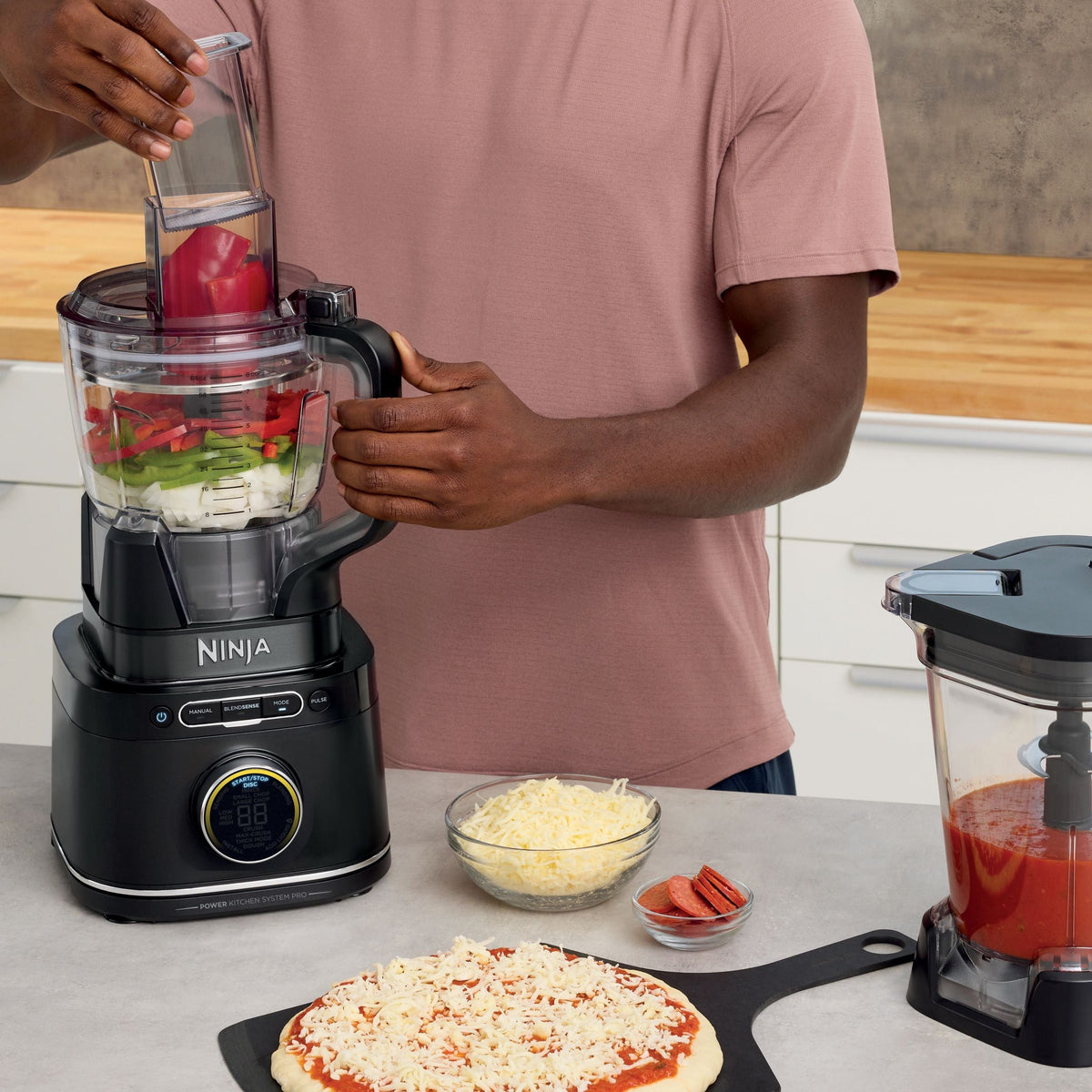 Kitchen System Power Blender & Food Processor, 10 Pre-set Programs, 1800W