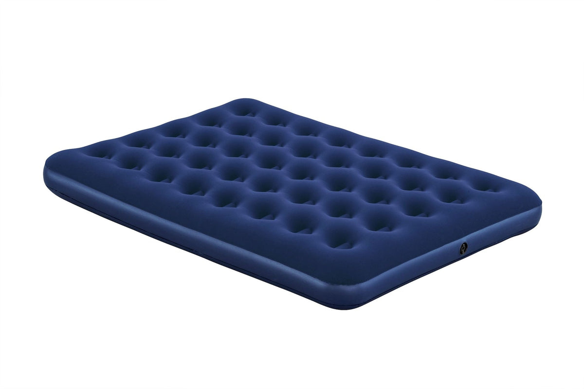 Double Single-High Inflatable Air Mattress/Airbed with Flocked Top & Repair Kit