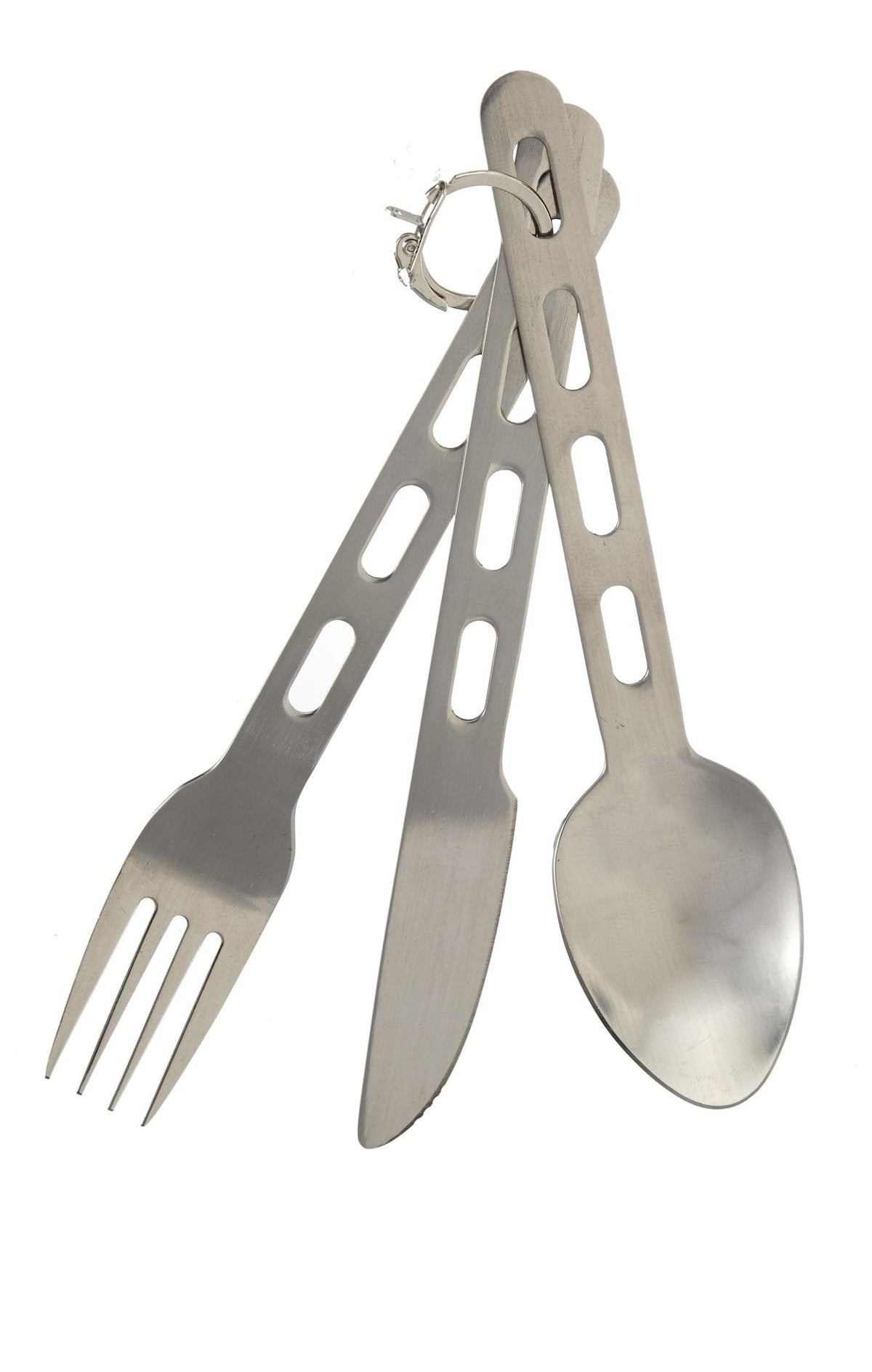 Stainless Steel Cutlery Set with Detachable Ring, 3-pc