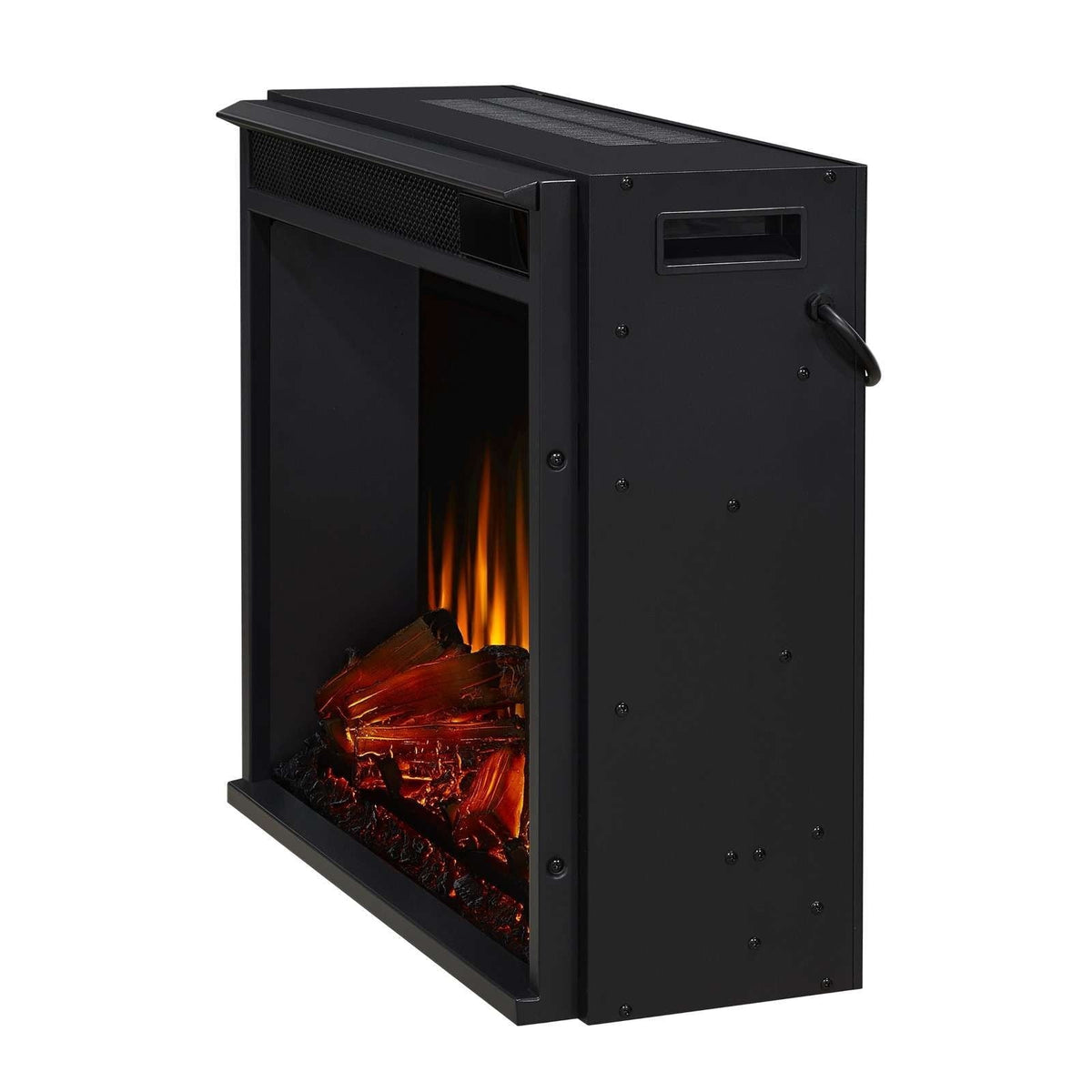 Fresno Electric Media Indoor Electric Fireplace TV Stand, 72-in, 1500W, White
