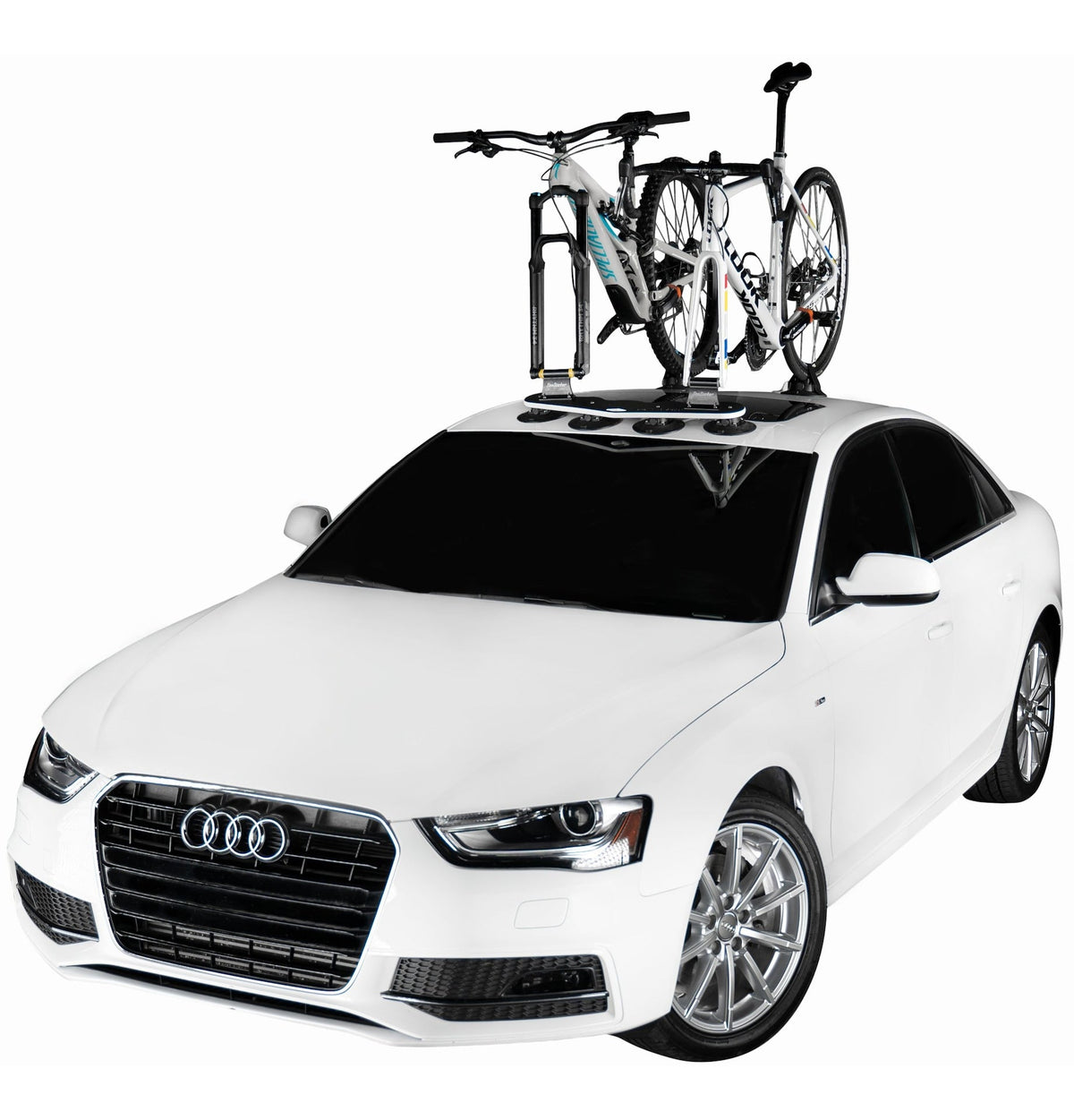 Mini Bomber 2-Bike Roof Top, Trunk & Hatchback Bike Rack, Black