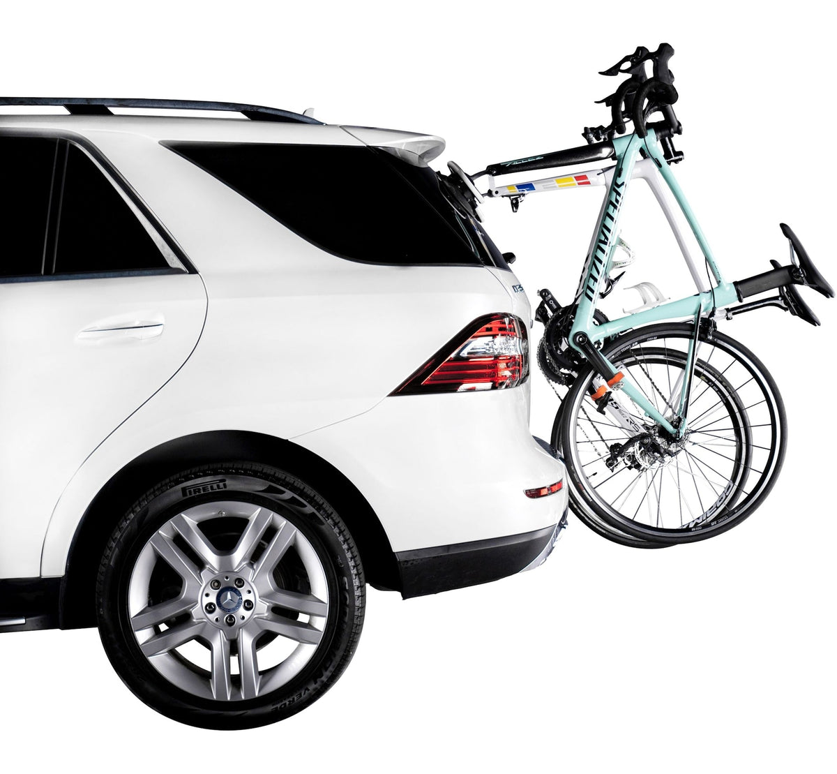 Mini Bomber 2-Bike Roof Top, Trunk & Hatchback Bike Rack, Black