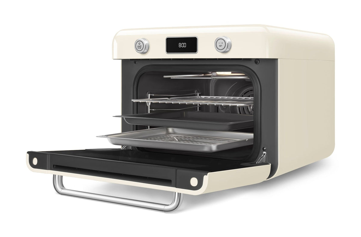 Combi Multifunction Steam Oven with Airfry, Cream