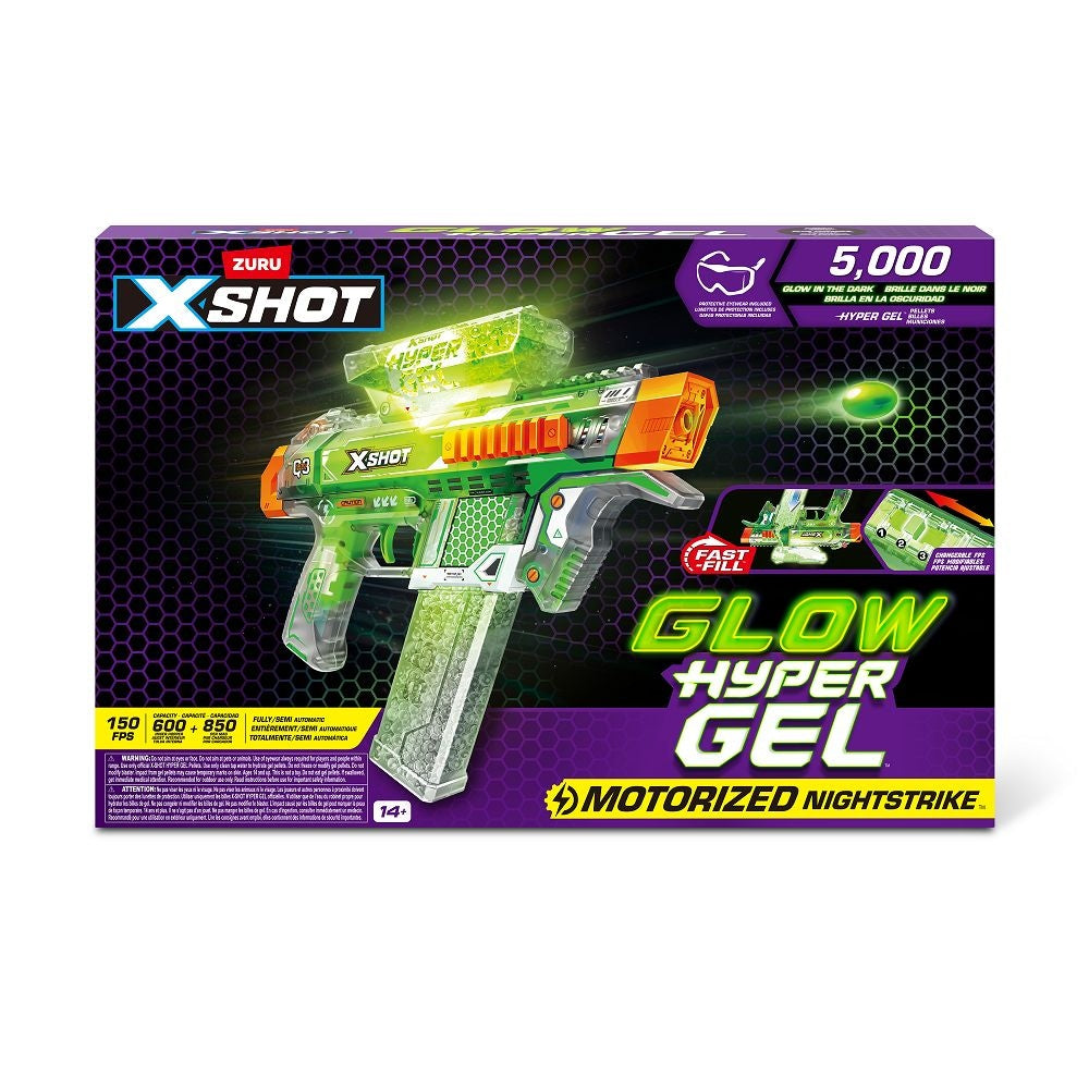 Hyper Gel Glow In The Dark NightStrike Blaster