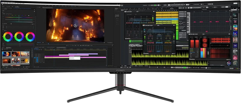 INNOCN 49" Curved Gaming Monitor, 144Hz, HDR400, USB-C, 49C1G T9190