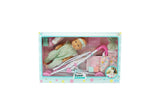15" Baby Doll With Stroller And Accessories