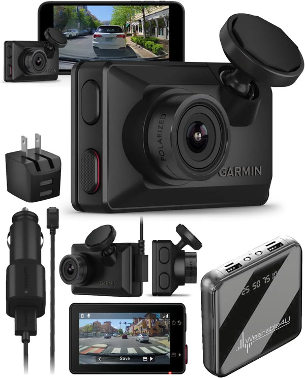 Ultra-small 1080p high-definition car recorder with a 140-degree viewing angle, built-in clarity polarizing filter, supports voice control, automatic recording function. Sold with a charging battery kit. C1258