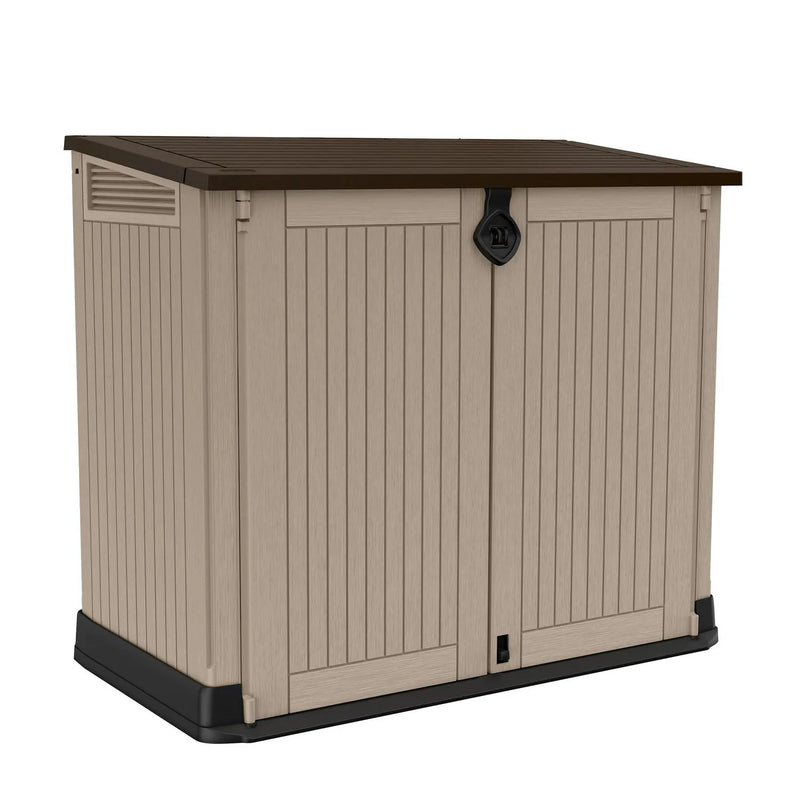 30-Cu Ft All-Weather Resin Storage Shed, Beige U6730