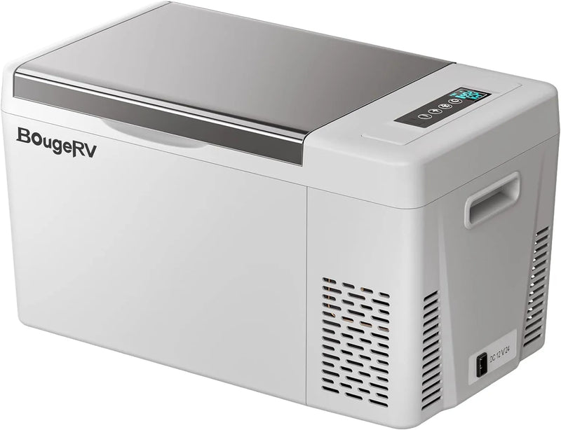 12 Volt Refrigerator 12V Car Fridge 23 Quart Portable Freezer Compressor Cooler 12/24V DC 110~240 Volt AC for Truck Van RV Camper SUV Travel Camping Road Trips Tailgating -7℉~50℉ V4813