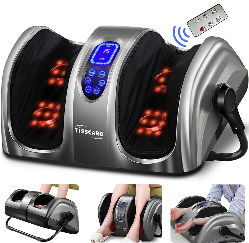 Therapeutic foot massager with heat therapy: Suitable for nerve disorders, plantar fasciitis and pain relief. This FSA/HSA compliant foot massager is suitable for home/office use to massage the feet/legs/shins/ankles. It is suitable for both F1687