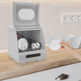 1200W mini Portable Countertop Dishwasher 360 Rotating Deep Cleaning Dishwasher