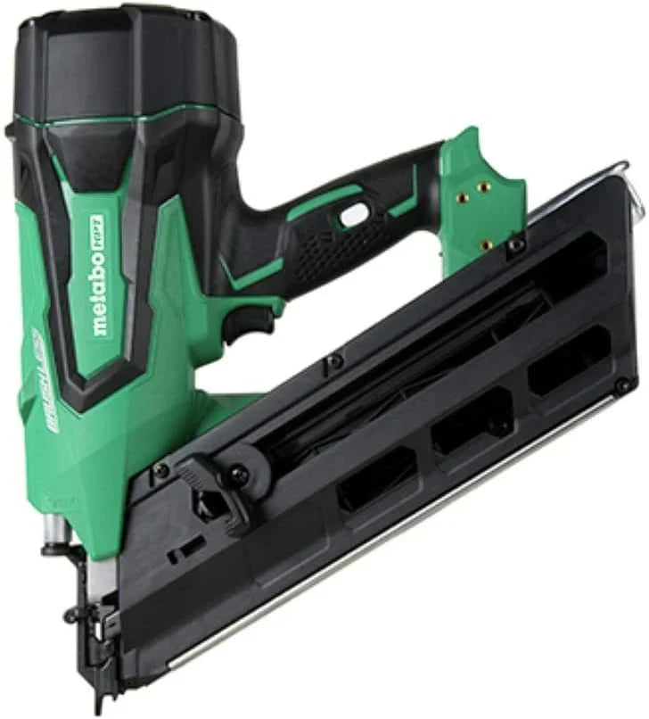 18-volt cordless frame nail gun | Only tool - No batteries | Brushless motor | 2-inch to 3-1/2-inch cut-and-offset circular paper tape nails | 30° magazine | Lifetime tool warranty Q808
