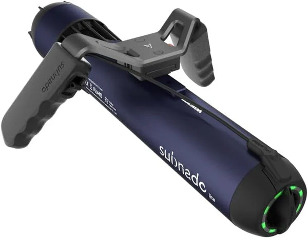 Underwater Scooter Lite, Water Sports Diving Scooter with Removable Handle, Compact and Portable Water Scooter for Adults&Kids, Scuba Diving Snorkeling Sea Scooter Multiple Uses, Blue Q802
