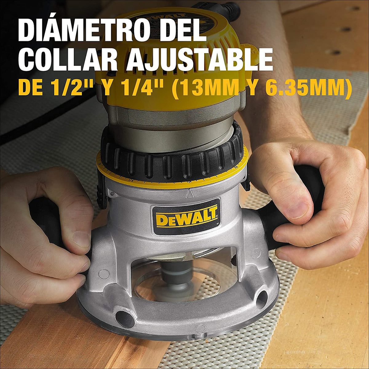 Router, Fixed Base, 1-3/4-HP (DW616), Yellow
