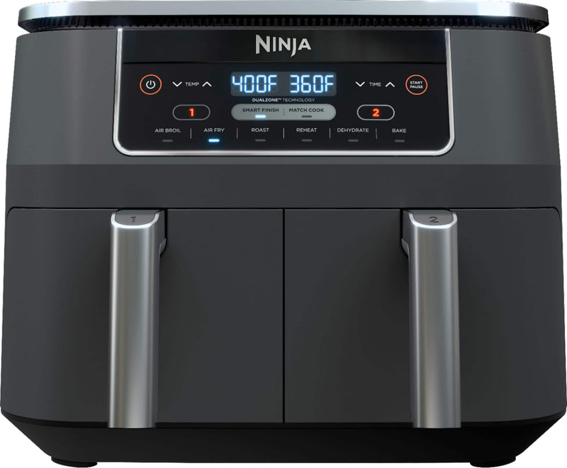 DualZone 6-in-1 8-Qt Air Fryer – Black O7536