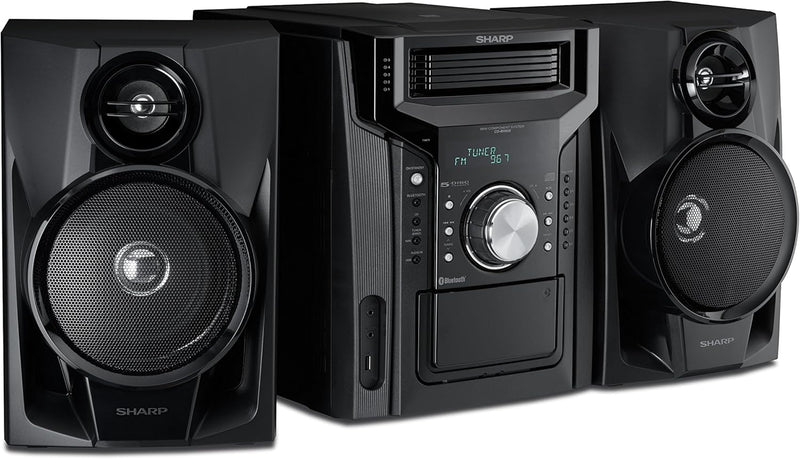 CD-BH950 240W 5-Disc Mini Shelf Speaker System with Cassette and Wireless I944
