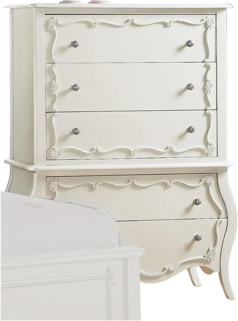 Jewelry closet, pearl white L8333