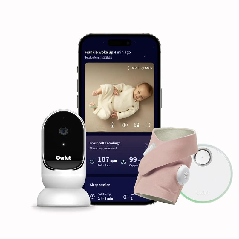 Two-channel camera tracking and notification function, which can monitor the baby's heart rate and blood oxygen level in real time, and display the results in 1080p high-definition through WiFi video for viewing. G3518