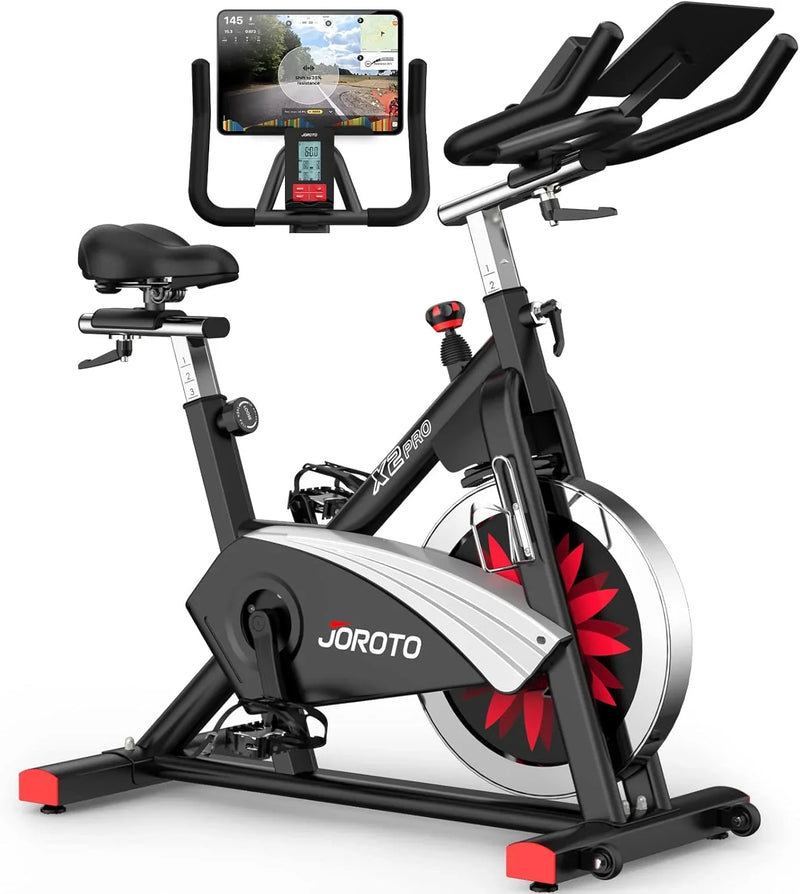 Exercise bike - An indoor cycling bike with readable magnetic resistance and belt drive function U2883