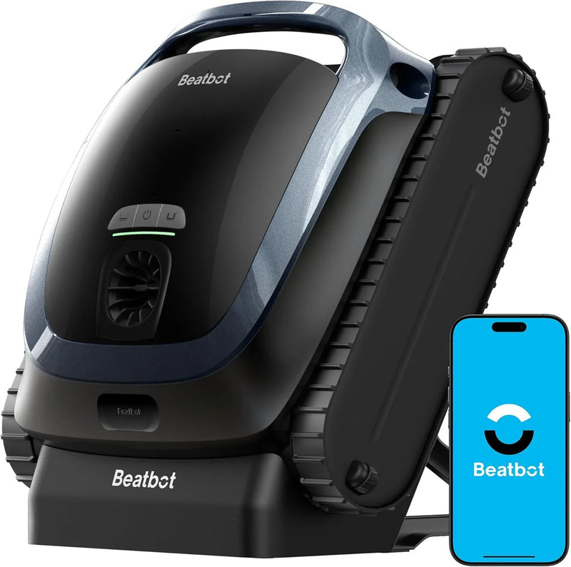 AquaSense 2 Cordless Robotic Pool Vacuum Cleaner, Smart Surface Parking, Double-Pass Waterline Scrubbing, Cleans Floor, Walls, and Waterline, Above & In-Ground Pools up to 3,230 sq.ft - Blue O4186