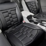 Black Padded Universal Fit Luxury Seat Cover, 2-pack